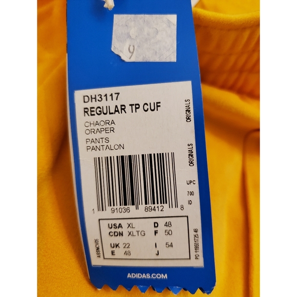 XL- Adidas Suede look Cuffed Joggers - Picture 7 of 12